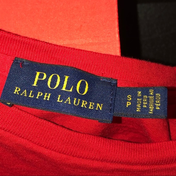 Ralph Lauren basic red tee - Picture 3 of 3